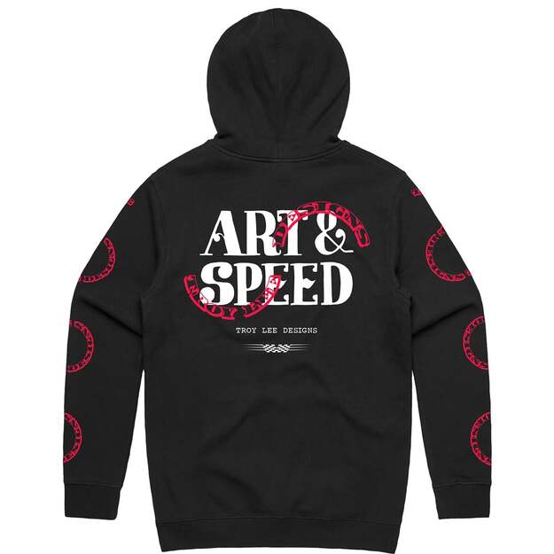 TLD HOODIE PINK SLIPS BLACK (73169700)