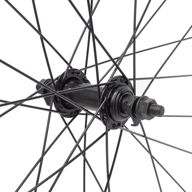 Priekinis ratas ZLA-019 26  // V-Brake, 28H, veržlės, dvigubas, kniedytas, aliuminis 2