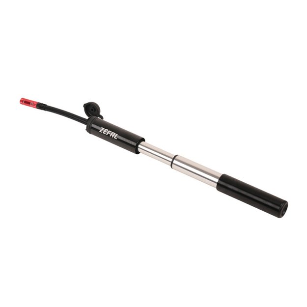 Rankinė pompa Z&eacute;fal Gravel Mini Pump // 80 PSI / 5,5 bar, su &scaron;langute AV / FV, aliuminė