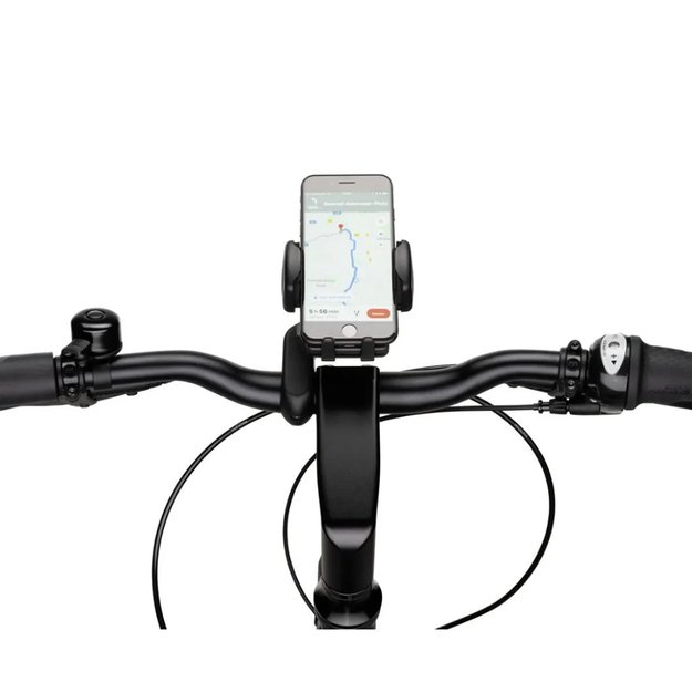 Telefono laikiklis ant vairo ergotec Smartphone Holder // 22-31,8 mm, 56-85 mm telefonui