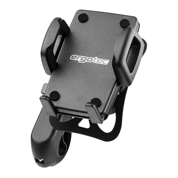 Telefono laikiklis ant vairo ergotec Smartphone Holder // 22-31,8 mm, 56-85 mm telefonui