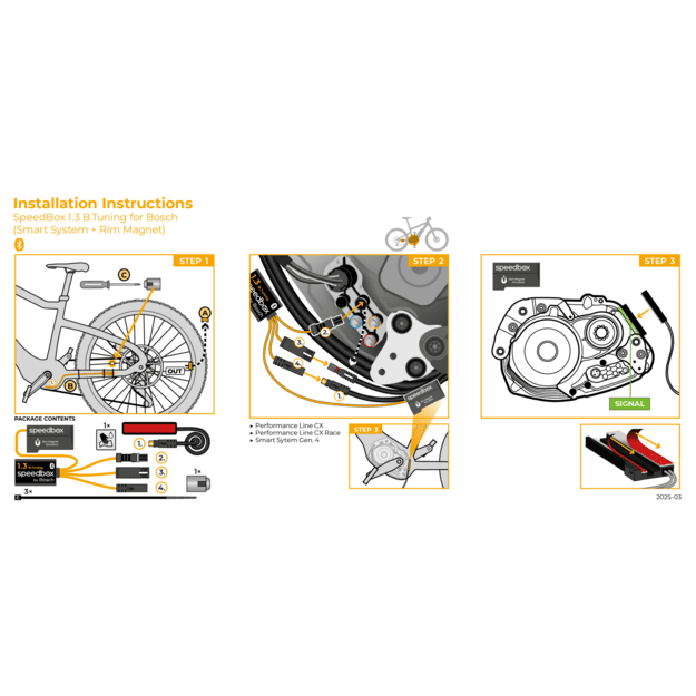 SpeedBox 1.3 B Tuning čipas Bosch varikliams (Smart System Gen.4 + Rim Magnet)