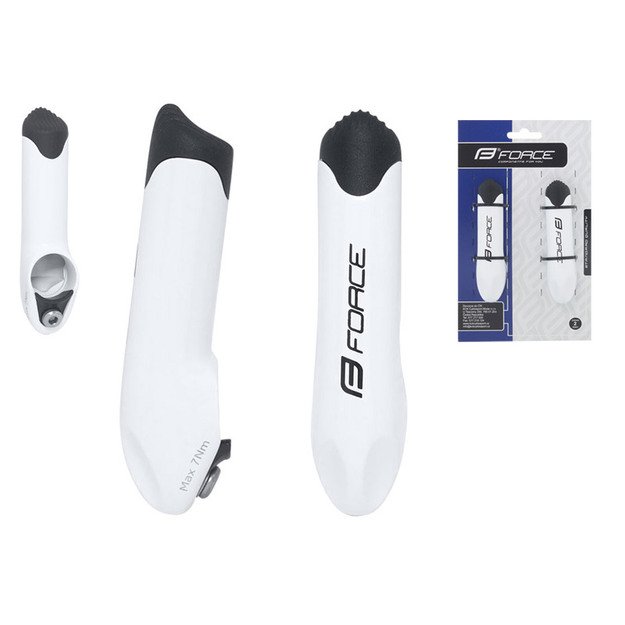 Vairo galai FORCE Zap 8cm (aliuminiai, balti)