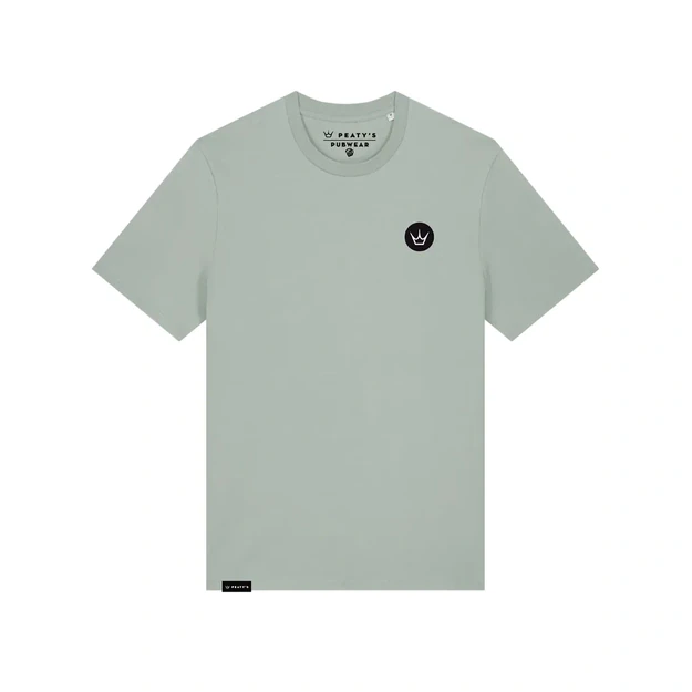 PEATY S PUBWEAR SHORT SLEEVE TEE - CROWN / ALOE (PPW-26-TEE-CRWN-ALO)
