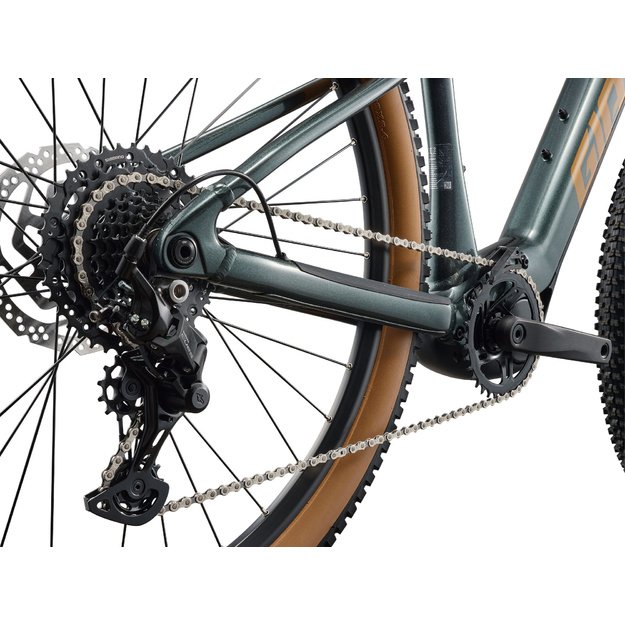 Elektrinis dviratis GIANT Talon E+ (2026) 29  Asfalto žalia