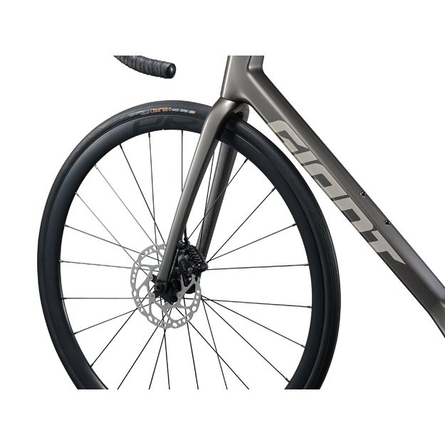 Plento dviratis GIANT TCR Advanced 2 KOM (2026) Stealth Chrome (L)