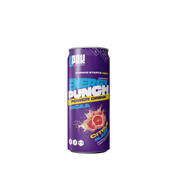 Energinis gėrimas 6 pakelių &bdquo;Energy Punch&ldquo; 250 ml greipfrutų skonio
