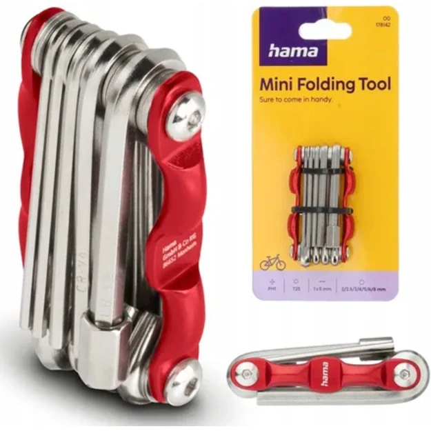 Hama įrankių komplektas Mini Folding Tool