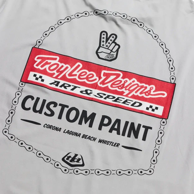 TLD MENS LONG SLEEVE JERSEY RUCKUS RIDE TEE CUSTOM PAINT MID GRAY (37142200)