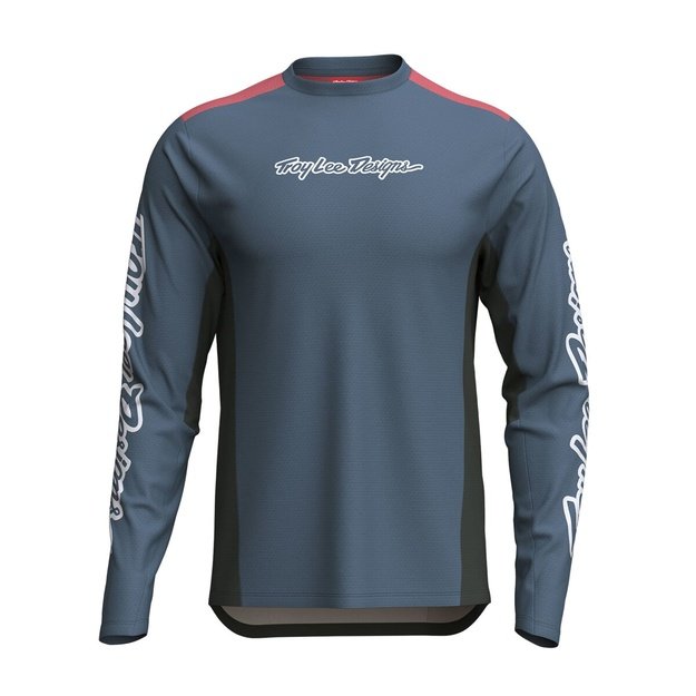 TLD MENS LONG SLEEVE JERSEY STAGE SIGNATURE SLATE (39507202)