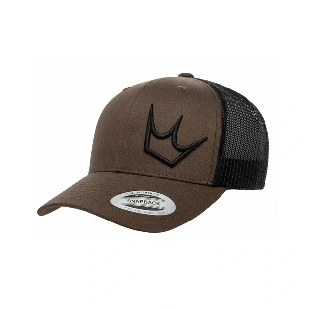PEATY S PUBWEAR TRUCKER CAP - CROWN - BROWN/BLACK (PPW-26-TRUC-CRWN-BR/BK)