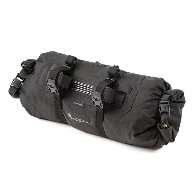 Dviračio krepšys ant vairo Acepac Bar Roll MKIII // 8/16 l (30-60 cm) (juodas)