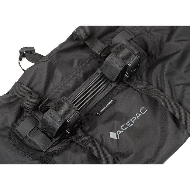 Dviračio krepšys ant vairo Acepac Bar Roll MKIII // 8/16 l (30-60 cm) (juodas) 3