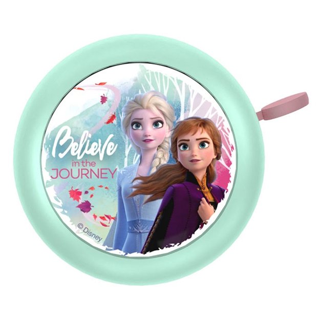 Dviračio skambutis FROZEN 2, metalinis žalsvas  1