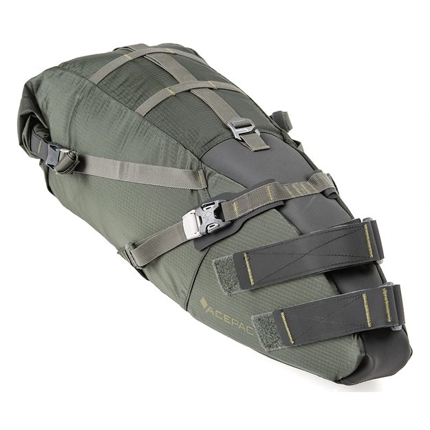Dviračio krepšys ant balnelio stovo Acepac Saddle Bag MKIII // 16 l (pilkas/žalias) 1