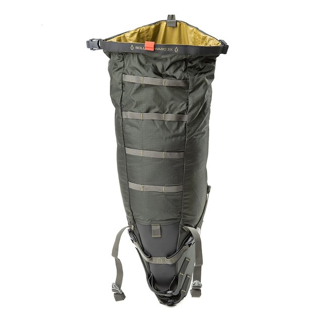 Dviračio krepšys ant balnelio stovo Acepac Saddle Bag MKIII // 16 l (pilkas/žalias) 5