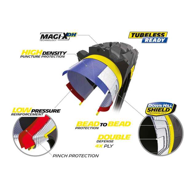 MICHELIN TIRE WILD ENDURO FRONT 29X2.40 RACING LINE KEVLAR (475741) 1