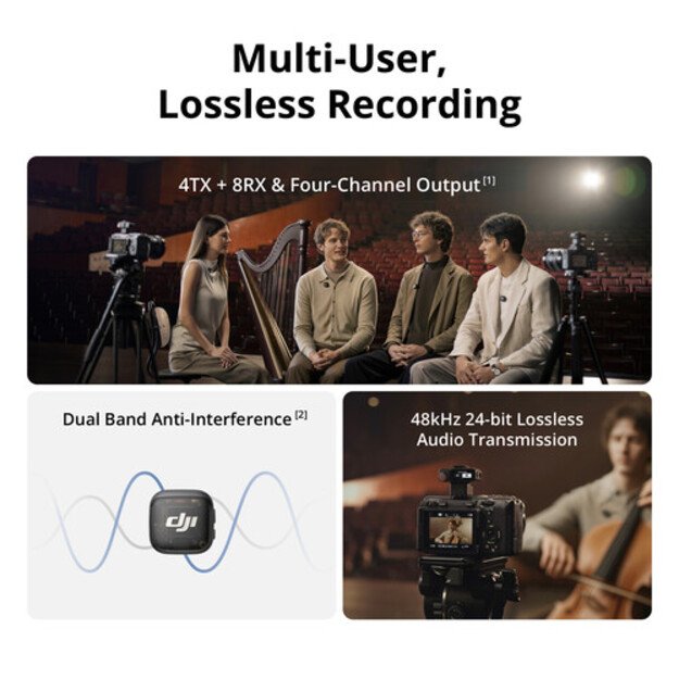 DJI mikrofonas MIC 3 (1TX1RX) 3