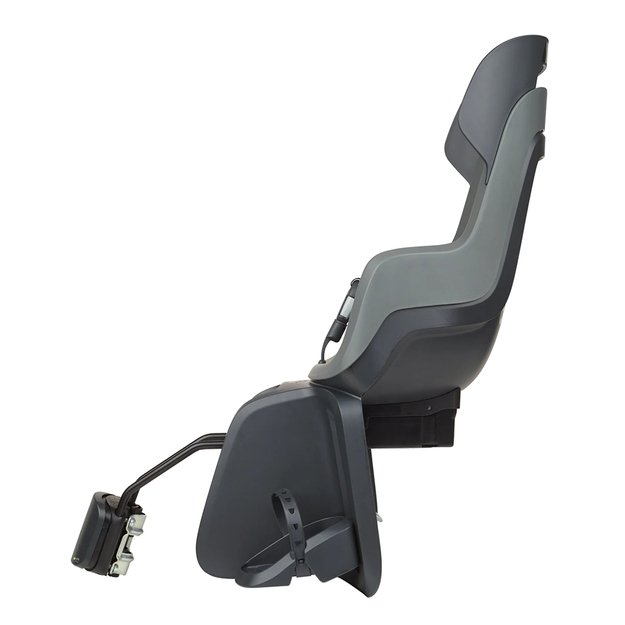Dviračio kėdutė BoBike Go® Maxi // su miego funkcija, tvirtinimas prie rėmo (pilka) 1