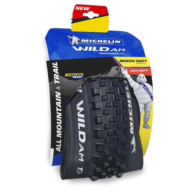 MICHELIN TIRE WILD AM 27,5X2.60 PERFORMANCE LINE FOLDABLE TS TLR (099816) 1