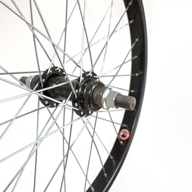 Galinis ratas 20  36H, BMX, plokščias lankas, viengubas, užsukamam žv. blokui 2