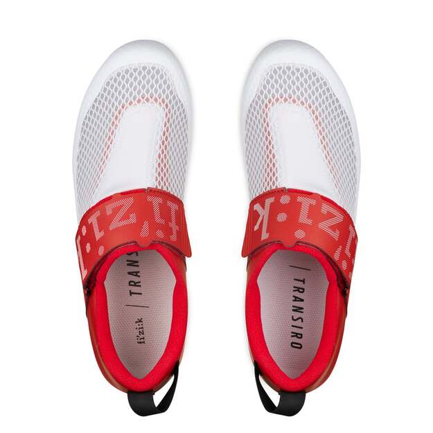 FIZIK SHOES TRANSIRO HYDRA WHITE - METAL RED (TRR5PMR1K20MR) 2