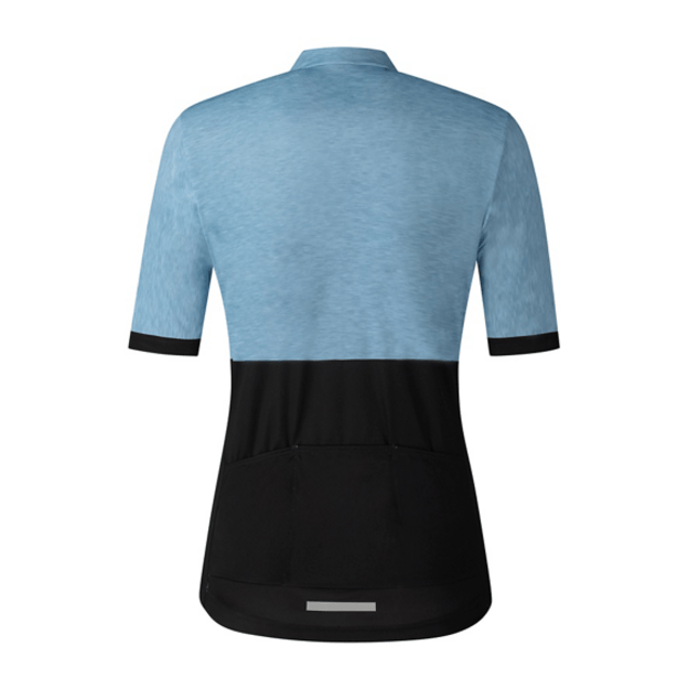 Marškinėliai SHIMANO ELEMENTO W'S SHORT SLEEVE JERSEY Women Periwinkle moteriški (Šviesiai mėlyna) 1