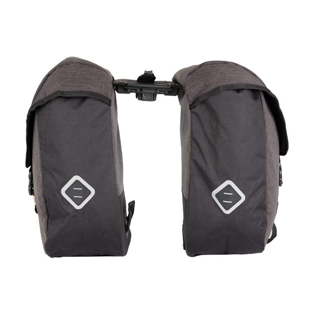 Šoniniai krepšiai ant bagažinės AtranVelo ZAP SIDE PANNIERS // 2 x 27L 17x42x36 cm, Water-Proof (pilka) 3