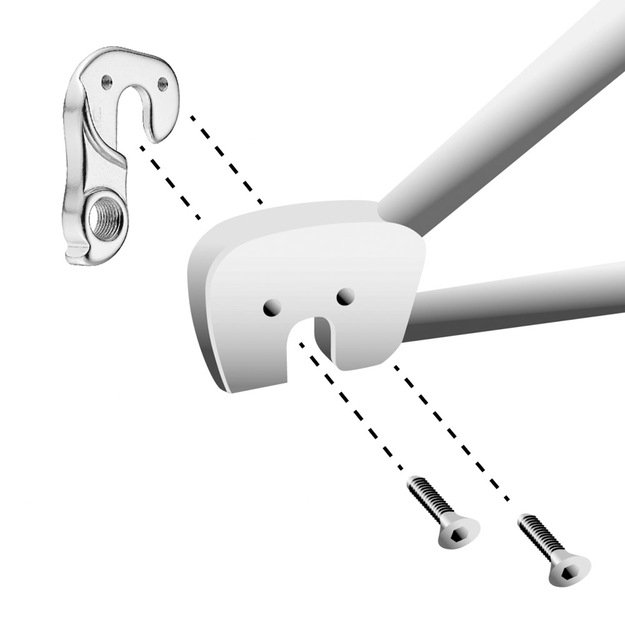 Galinio perjungiklio auselė GH-038 su 2 varžtais M3x0,5 1