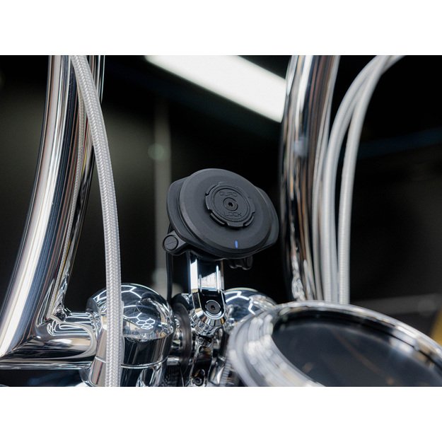 Telefono laikiklis ant motociklo vairo PRO Quad Lock L Chrome 1