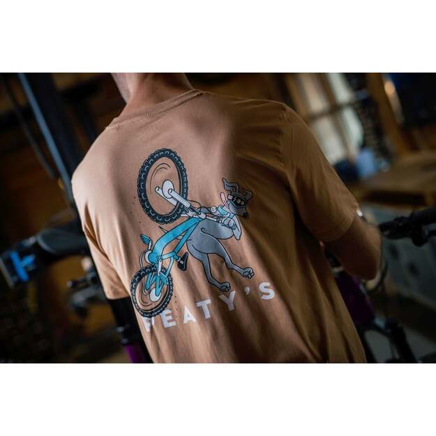 PEATY S PUBWEAR TRIKO S KRÁTKÝM RUKÁVEM CAN CAN LATTE (PPW-25-TEE-CAN-LTE) 3