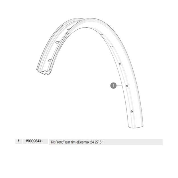 MAVIC KIT F/R RIM EDEEMAX 24 27,5  (V00096431)