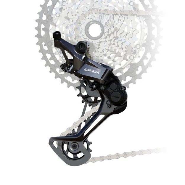 Galinis perjungėjas Shimano GRX RD-RX822-SGS Shadow+ long cage // 1x12 pav. 1