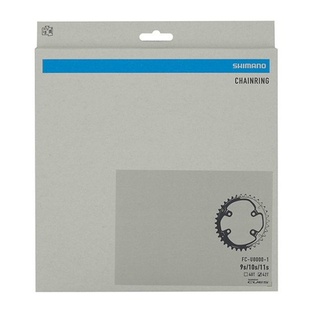 Priekinė žvaigždė Shimano CUES FC-U8000-1 // 42T, B.C.D.: 96 mm 1