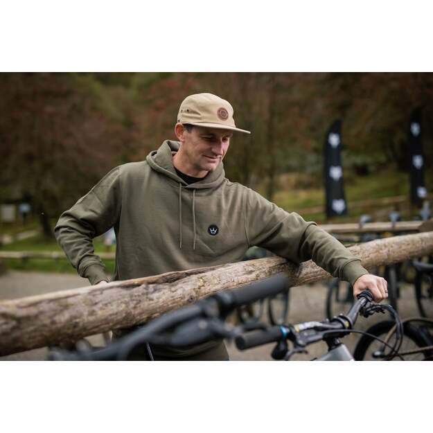 PEATY S PUBWEAR PUBWEAR 5 PANEL CAP - SPEED PRODUCTS BADGE KHAKI (PPW-5PL-SPB-KHK) 1
