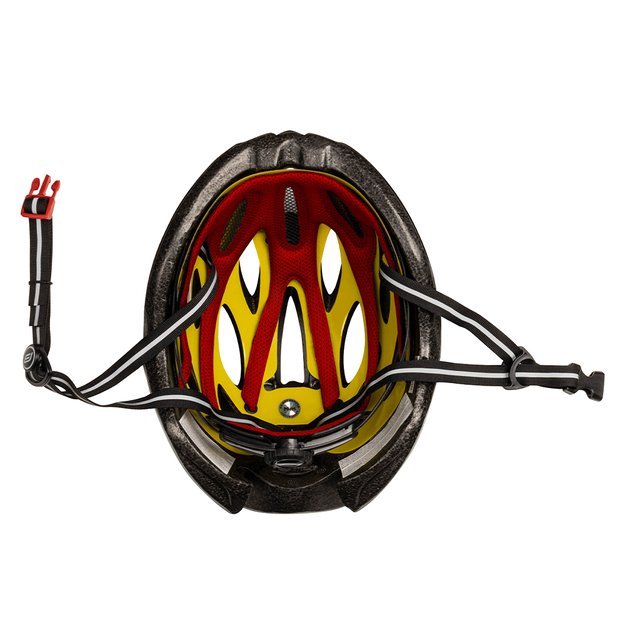 &Scaron;almas FORCE BULL HUE MIPS // dydis L-XL (58-61 cm) (raudona/juoda)