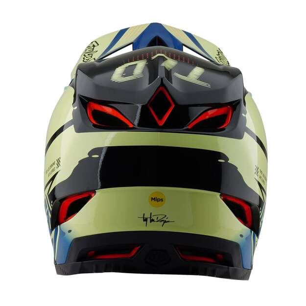 TLD HELMET D4 COMPOSITE DRIP GLO YELLOW (14001900) 2