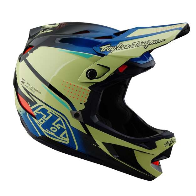 TLD HELMET D4 COMPOSITE DRIP GLO YELLOW (14001900) 5