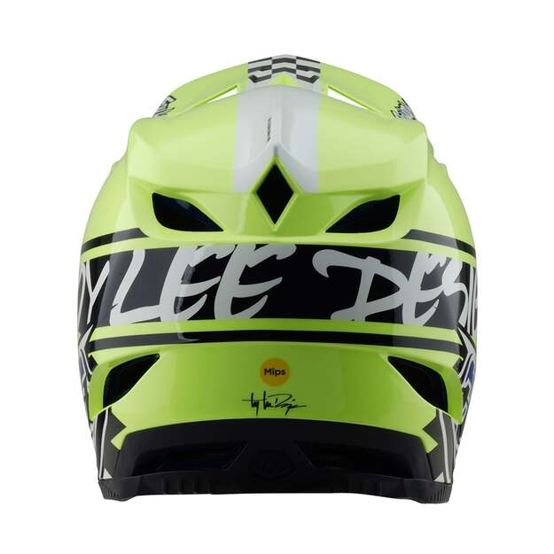 TLD HELMET D4 POLYACRYLITE FIFTY-50 NAVY / GLO YELLOW (17435600) 2