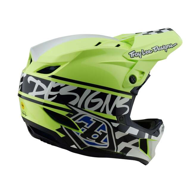 TLD HELMET D4 POLYACRYLITE FIFTY-50 NAVY / GLO YELLOW (17435600) 3