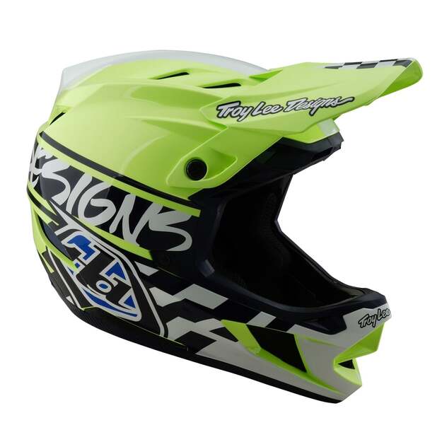 TLD HELMET D4 POLYACRYLITE FIFTY-50 NAVY / GLO YELLOW (17435600) 5