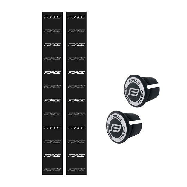 Vairo juosta FORCE Anti-Slip (juoda)