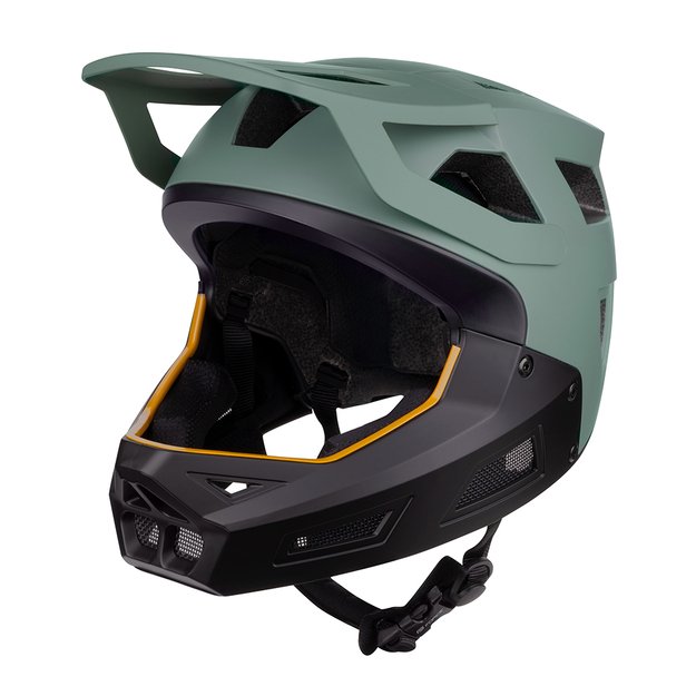 Šalmas FORCE Drop // dydis: L - XL (58-61 cm) (juoda/žalia)