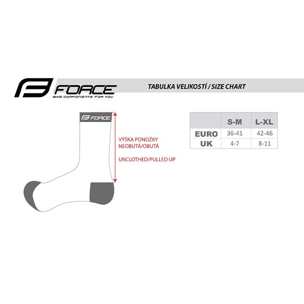 Kojinės FORCE NORTH Thermo // ilgos, dydis: L-XL (42-47) (mėlyna/oranžinė) 2