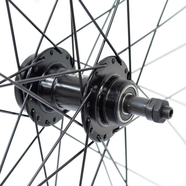 Galinis ratas Sunstart 28  // diskiniams 6 varžtų, 32H, užsukamas žvaigždžių blokas, QR, aliuminis 2