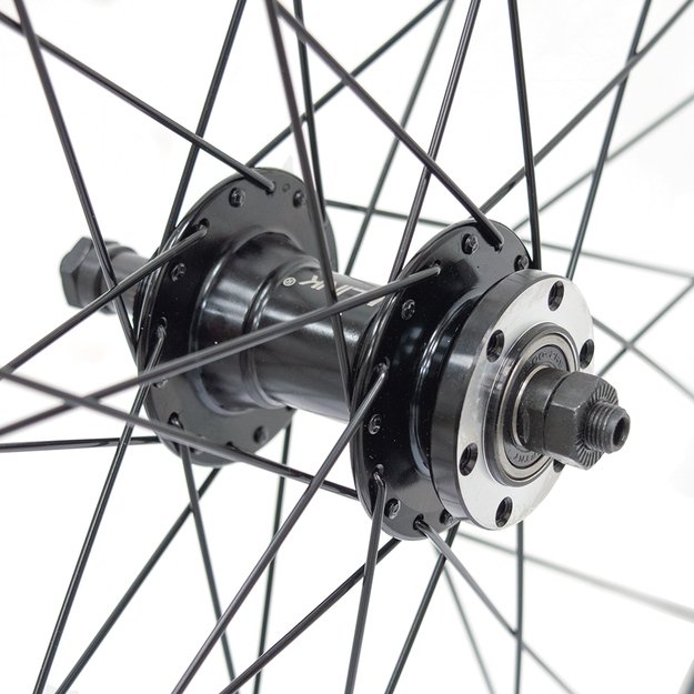 Galinis ratas Sunstart 28  // diskiniams 6 varžtų, 32H, užsukamas žvaigždžių blokas, QR, aliuminis 1