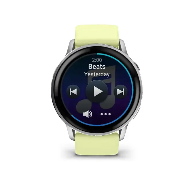 Išmanusis laikrodis Garmin Venu® 4 | 45mm | Silver - Citron Silicone Band 5