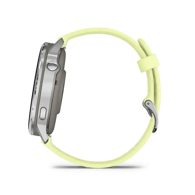Išmanusis laikrodis Garmin Venu® 4 | 45mm | Silver - Citron Silicone Band 3