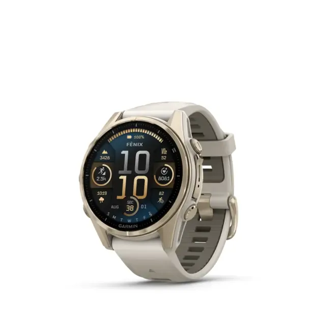 Išmanusis laikrodis Garmin Fenix® 8 Amoled | 43mm | Gold - Sandstone