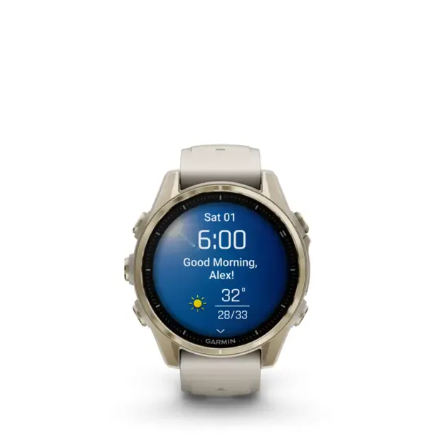 Išmanusis laikrodis Garmin Fenix® 8 Amoled | 43mm | Gold - Sandstone 6
